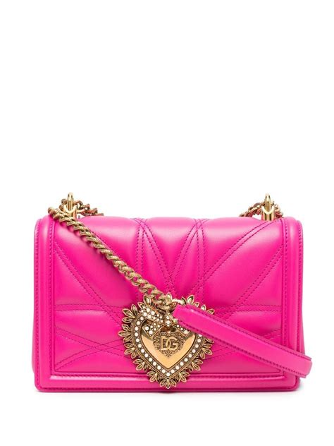 Dolce & Gabbana Devotion Quilted Shoulder Bag.